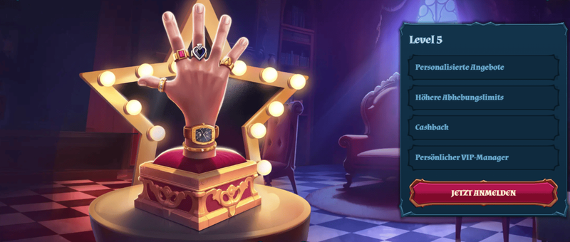 Fambet Casino VIP Programm Level 5 – Cashback, höhere Auszahlungslimits und persönliche Angebote für treue Spieler