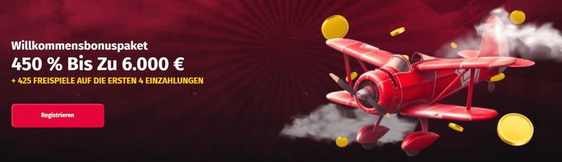 Jettbet Casino Bonuspaket 2025 – 450 % bis zu 6.000 € und 425 Freispiele für neue Spieler in Deutschland